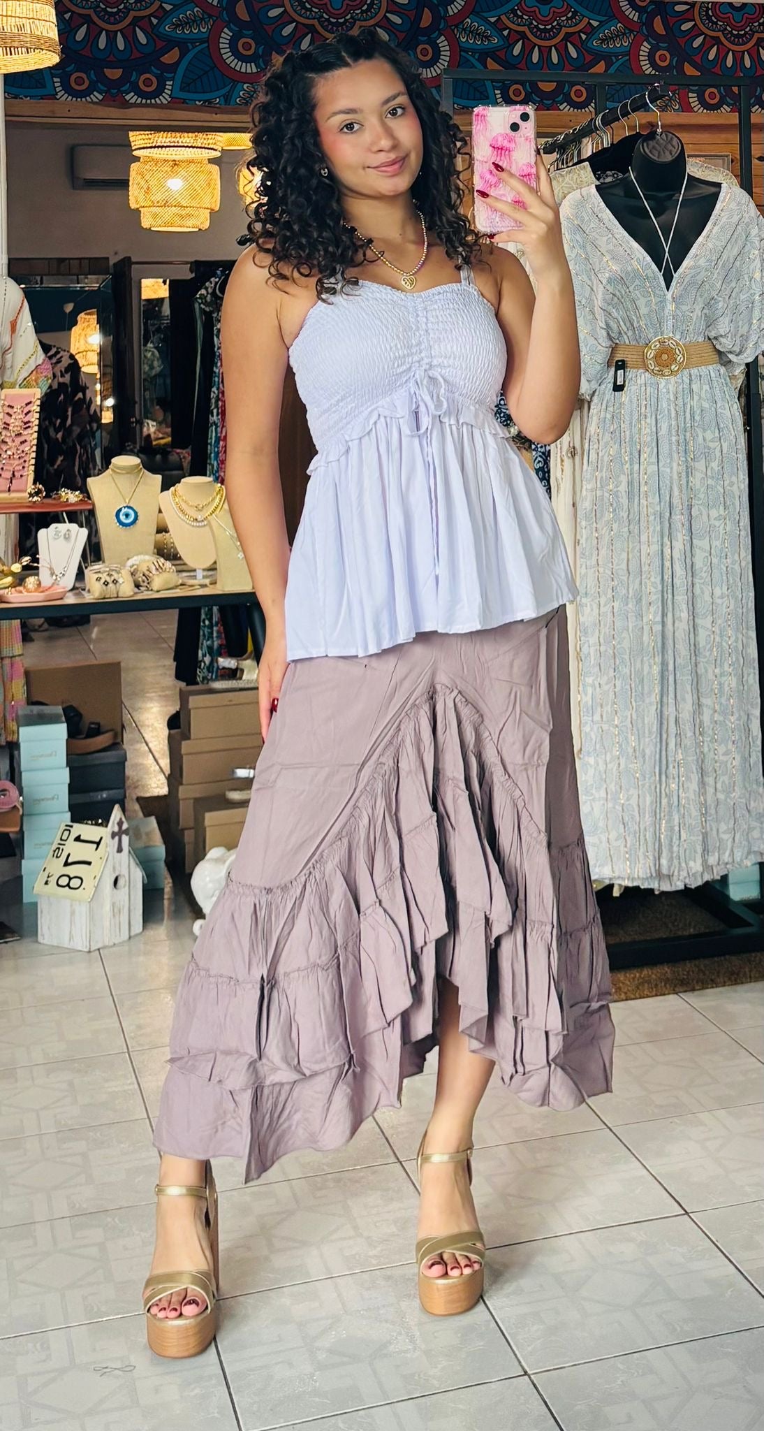 Skirt Rufle