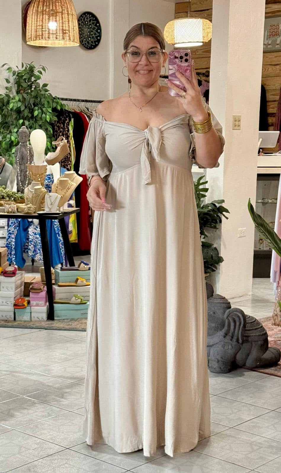 Monica Long Dress One Size Plus