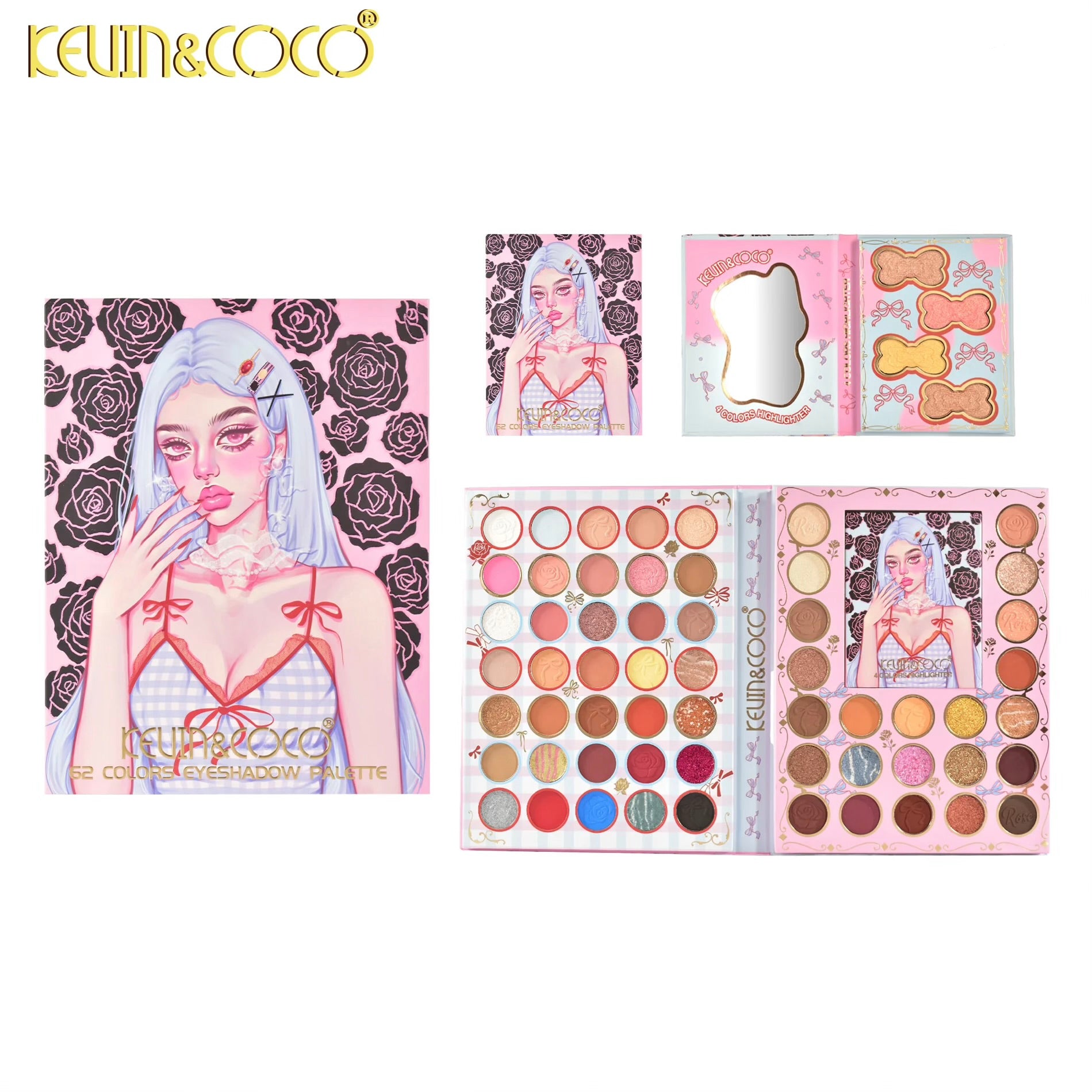 KEVIN&COCO 62 Eyeshadow Palette
