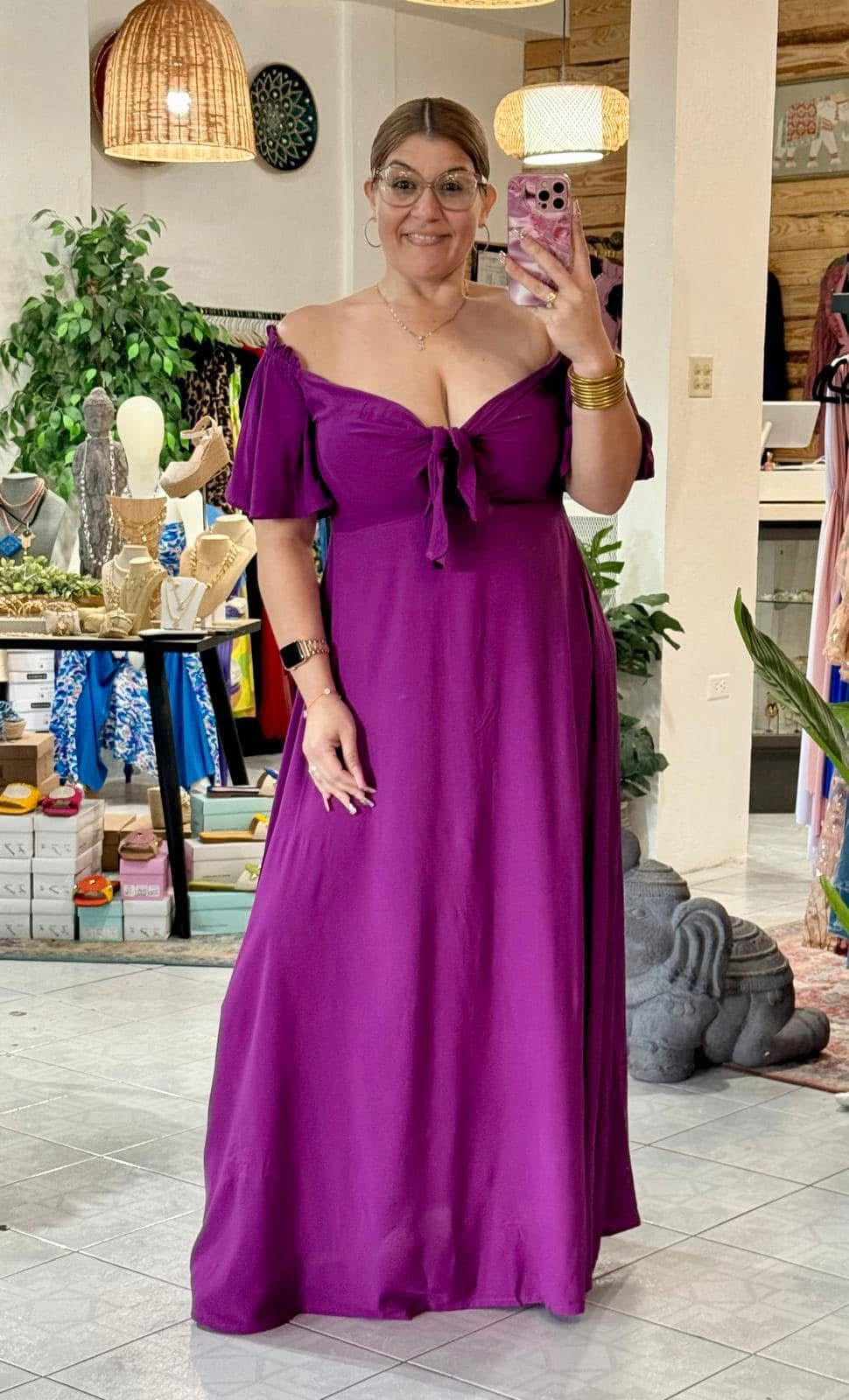 Monica Long Dress One Size Plus