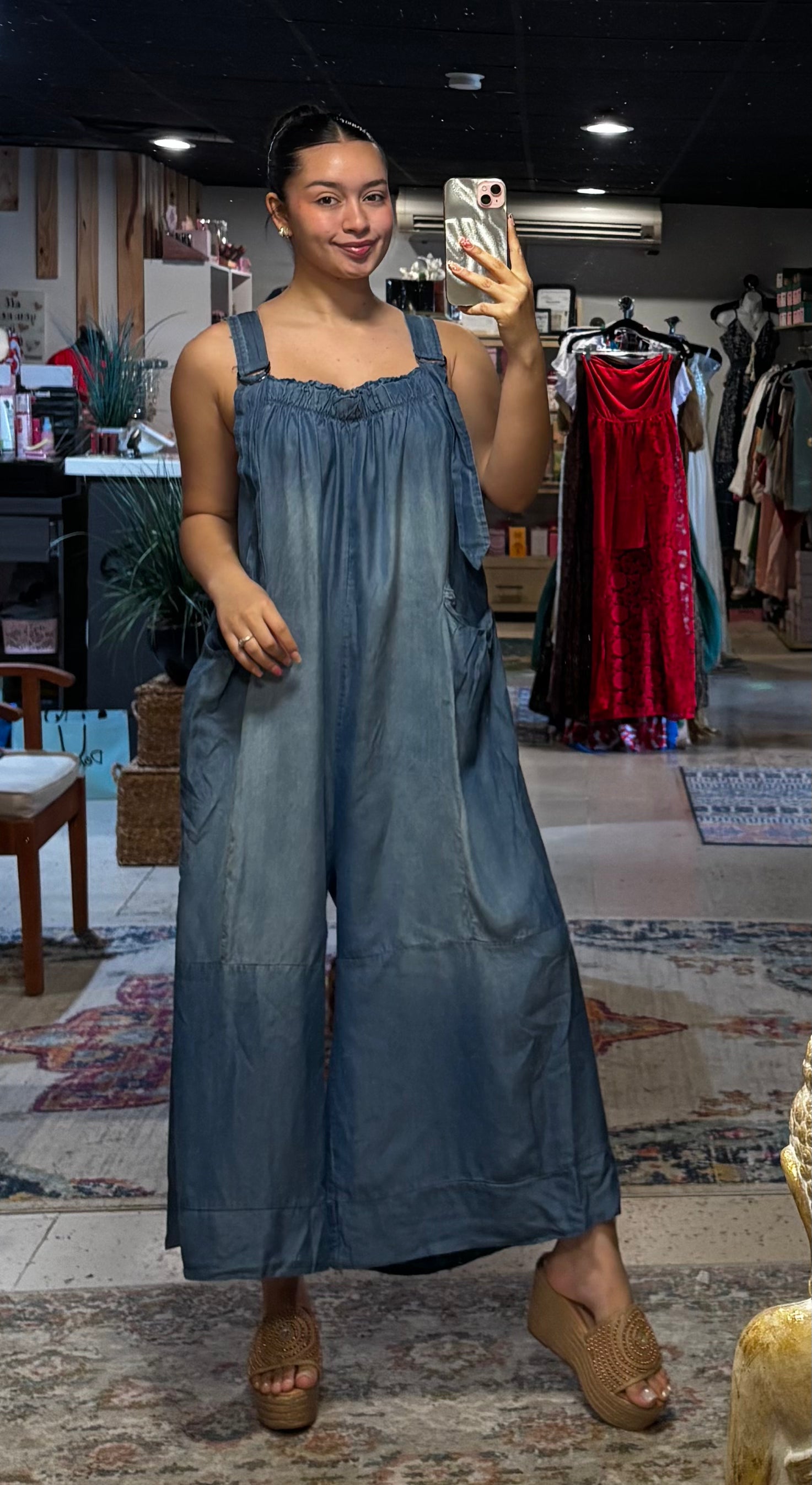 Long Jump Denim One Size