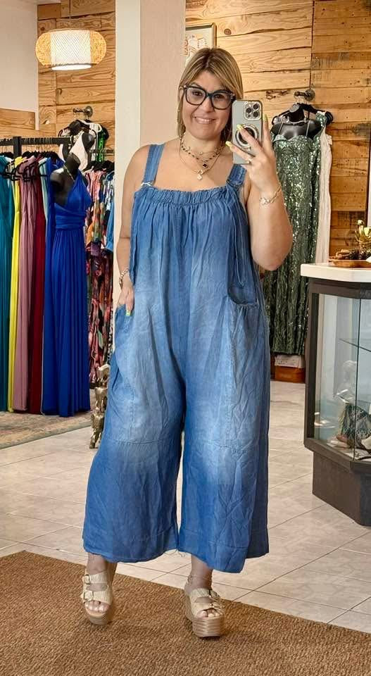 Long Jump Denim One Size