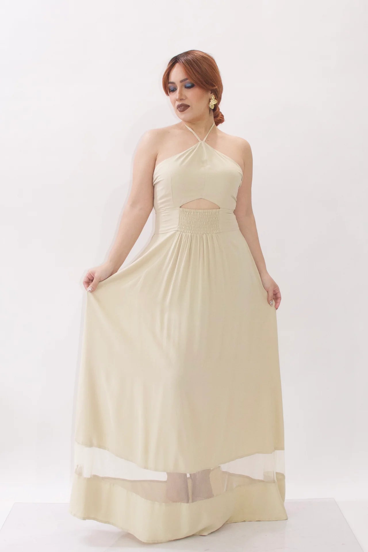 Mong Dress With mesh Jamusy