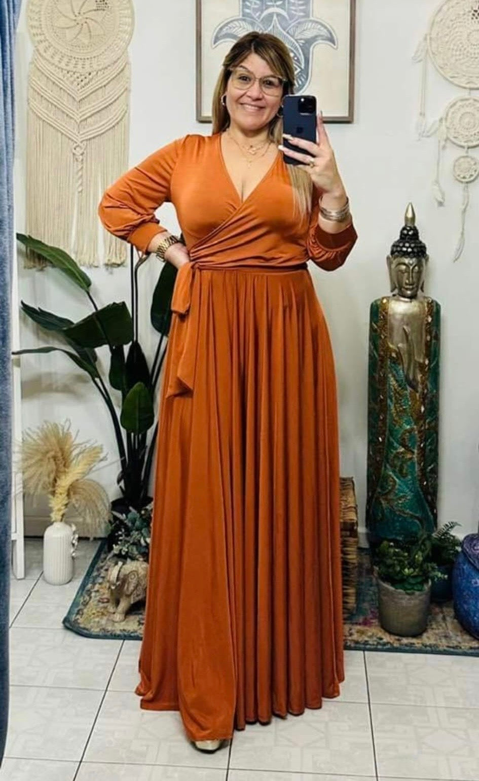 Long Dress Bronze Janet (One Size)