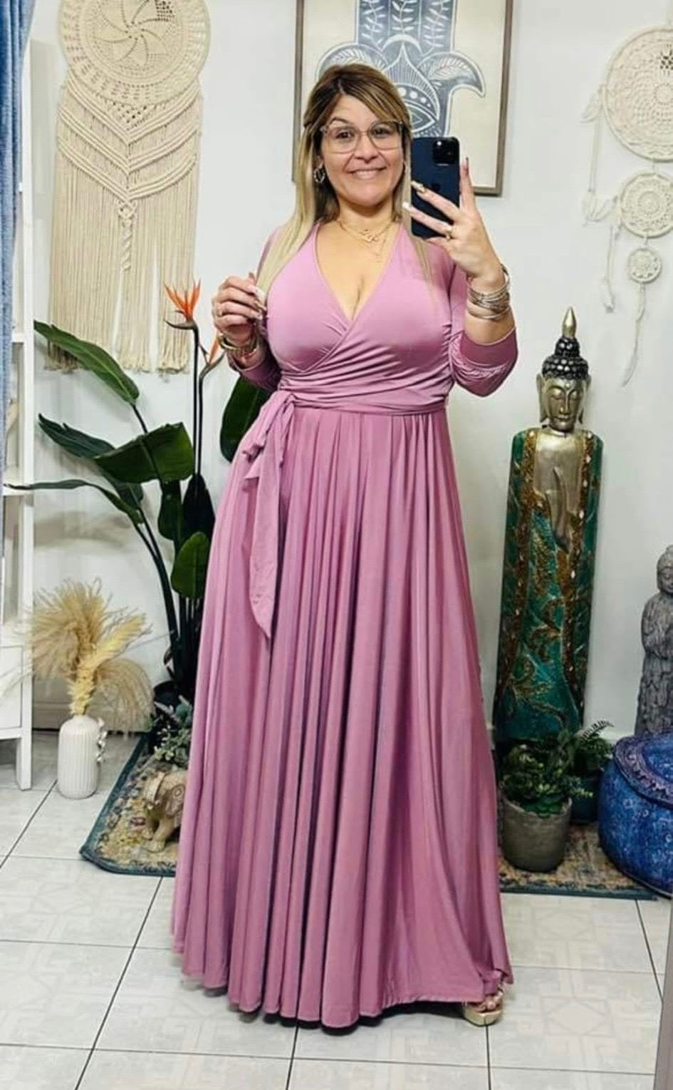 Janet Long Dress (One Size)